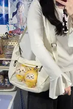 透明なデイリーバッグ【二次元風・ショルダーストラップ・シンプルデザイン】（セットアップ対応）
