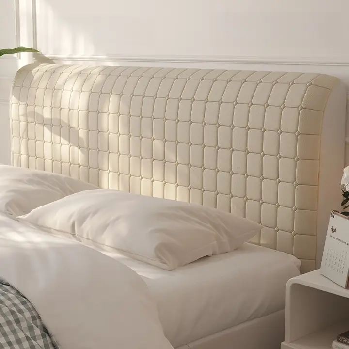 加厚タイプのベッドヘッドカバー【シンプルデザイン・保護・汎用型】