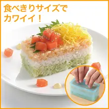 長方形の多層押し寿司型【家庭用・DIY・おにぎり作り工具】（セットアップ対応）