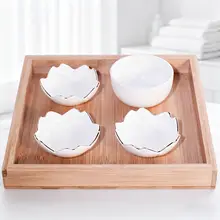 美容院向け 陶製トレイ＆精油用ボウル【スパ・水療用・セットアップ対応】