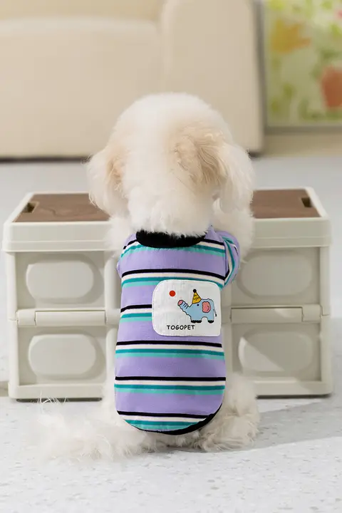 春夏用ペットTシャツ【小型犬用・薄手・カジュアルウェア】