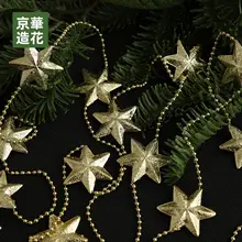 クリスマス用 星型飾り【五角星・八角星・可愛いクリスマスリース・ドア用】