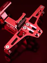 電動バイク用バイクキャリア【魚骨フレーム・ナンバープレートホルダー付き】