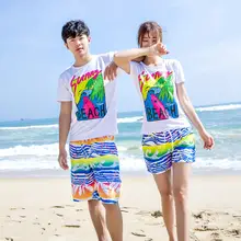 カジュアルなカラフルビーチパンツ【春夏用・速乾・男女兼用】