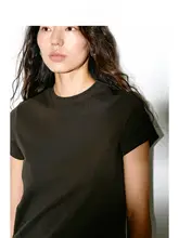 半袖T  シャツ レディース クルーネック シンプル 着痩せ 着回し トップス 「EIGHTHMONTH」