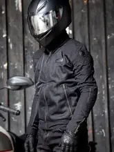 ライディングウェア 男性 バイク 夏用 メッシュ 通気性 衝撃吸収