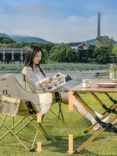 Urbanwave アウトドア折りたたみテーブル＆チェア【キャンプ用・便利なデザイン】（セットアップ対応）
