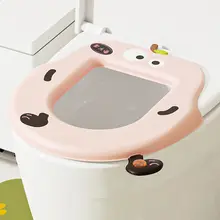 EVA製防水トイレマット【冬用・粘着式・家庭用・汎用デザイン】