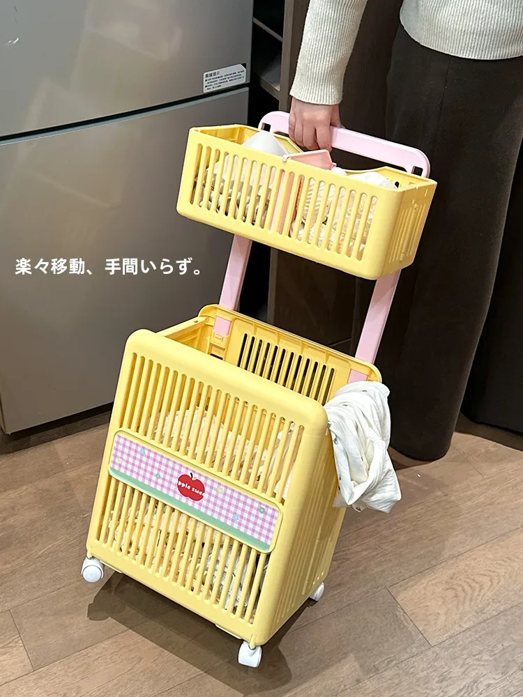 狭い部屋でも洗濯物がスッキリ！二段式収納バスケットは本当に必要なのか？