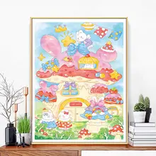 玄関にぴったりな手作り刺繍アート【可愛いウサギデザイン・高級感ある小物】