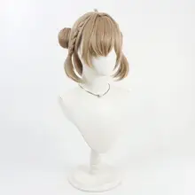 NPCキャラクター用コスプレウィッグ【分体式・赤豆・飲茶風】（セットアップ対応）