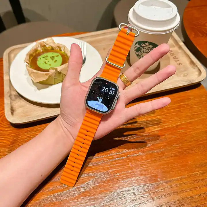 Apple Watch用 シリコン海洋リストバンド【スポーツ対応・多機種対応】