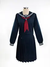 深水雛子コスプレ衣装【寂静領・紺色JK制服】