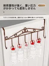 ドア裏フック 壁掛け 穴あけ不要 耐荷重 掛け収納 帽子 鍵 洋服 小物 玄関 ドア