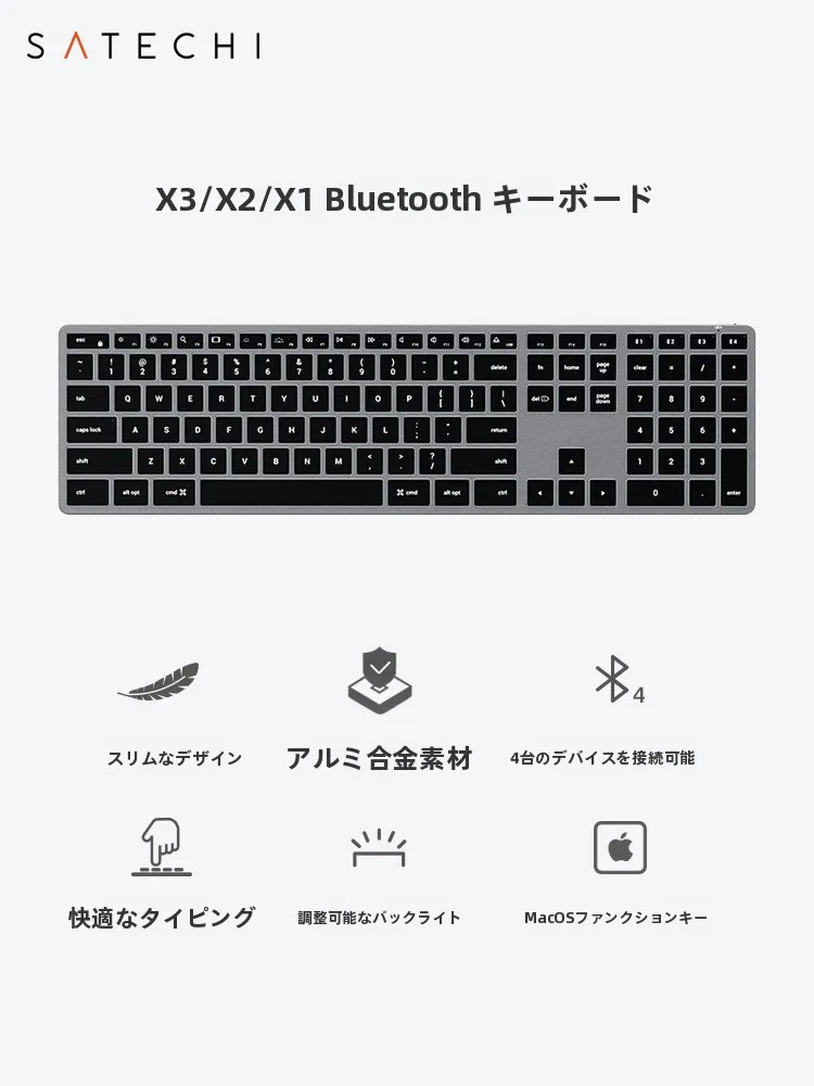 ワイヤレスBluetoothバックライトキ ーボード X3モデル：在宅ワーク環境を低コストで整備する最適な選択肢