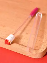 使い捨て携帯用カurlタイプまつ毛ブラシ【アイラッシュエクステンション用・便利な一次使用】