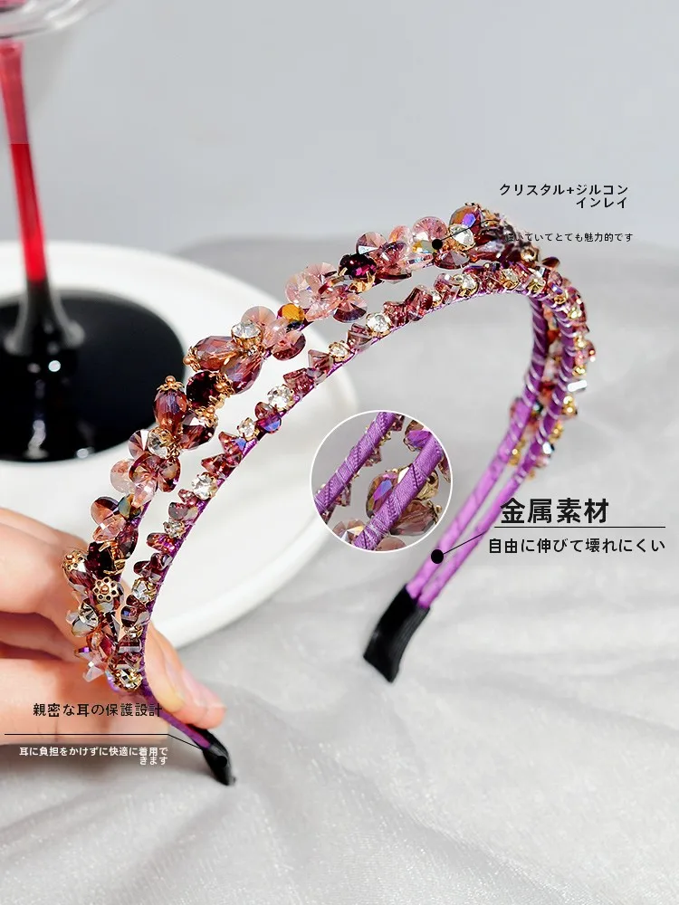 ヘッドドレス ゴールド 二重ストーン付きクリスタルヘアバンドの実用性と選定ガイド