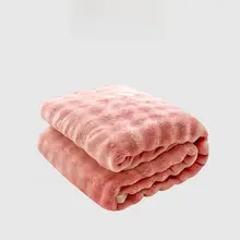 極上の柔らかさのウサギ毛ロングブランケット【秋冬用・厚手・保温効果】