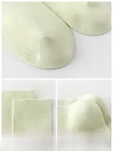 抗菌防臭の薄手コットン夏用中筒ソックス【透湿・白色・無骨デザイン】