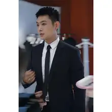 ビジネスカジュアルスーツ【ゆったりフィット・韓国風・高級感あるジャケット】（セットアップ対応）