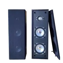 木製の低音サブウーファー【サテライトスピーカー・無源・高音質・5.1チャンネル対応】
