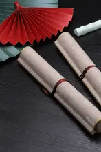 宣紙製の工筆画掛軸【毛筆・フラワーデザイン】