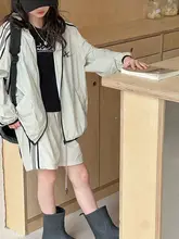 女の子用 UVカットパーカーとショートパンツ【お洒落・通気性・フード付き】（セットアップ対応）