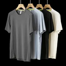 春夏用冷感速乾Tシャツ【アウトドア・男性用・弾力性・UVカット】