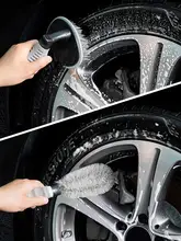 車用タイヤブラシ【ホイールクリーナー・洗車用・強力汚れ落とし】