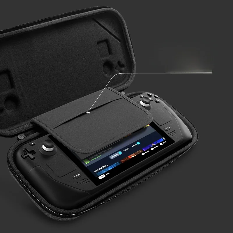 tomtoc Steam Deck専用収納ケース：薄型ポータブルハンドル付きで持ち運びを最適化