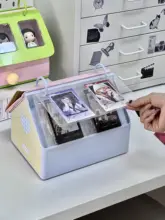 デスク用収納ボックス【フリップカバー・引き出し式・文房具整理用】