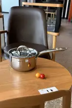 高級ステンレス製ミルクパン【無塗装・赤ちゃん用・煮込み兼用】