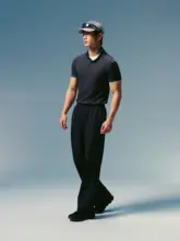 莱赛尔混纺エアレイヤー素材の爽やかで滑らかなストレートワイドパンツ【カジュアル・微フレア】