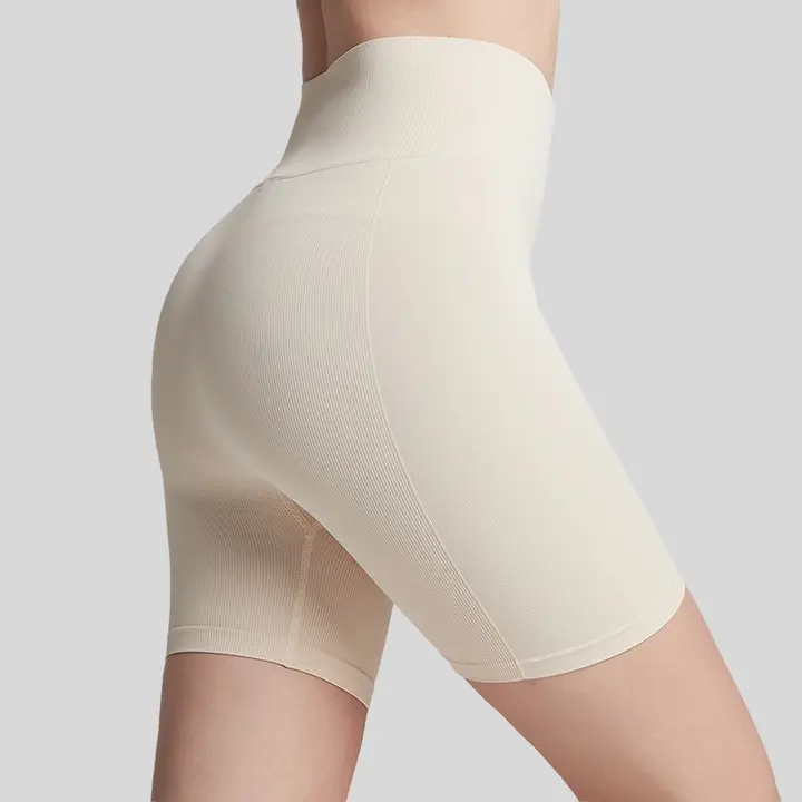 高腰の提臀女性用無縫無痕安全パンツ【極上の柔らかさ・快適な着用感】