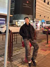 迷彩柄 カジュアルパンツ【純綿・春用・ストレートシルエット】