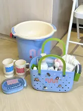 可愛い洗面器【学生寮用・お風呂・持ち手付き】