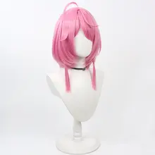 桃色ショートカットウィッグ【毛先ふんわりデザイン・コスプレ用】