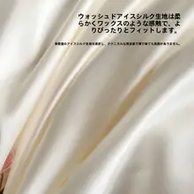 洗えるアイスシルクの寝具【涼感・高級感・シーツ＆カバー付き】（セットアップ対応）