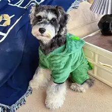 犬用秋冬向け恐竜デザインペットウェア【小型犬・テディベア・シュナウザー用】