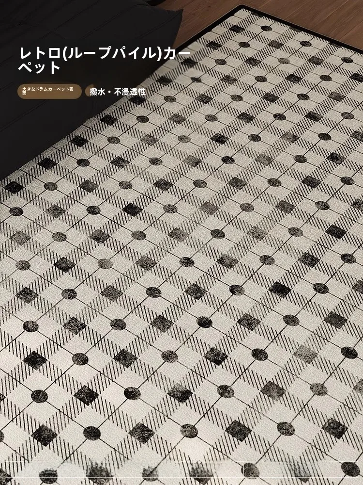 TipToe 星のテーマラグ：185×185cmリビング用の高級感と吸音性能を実現