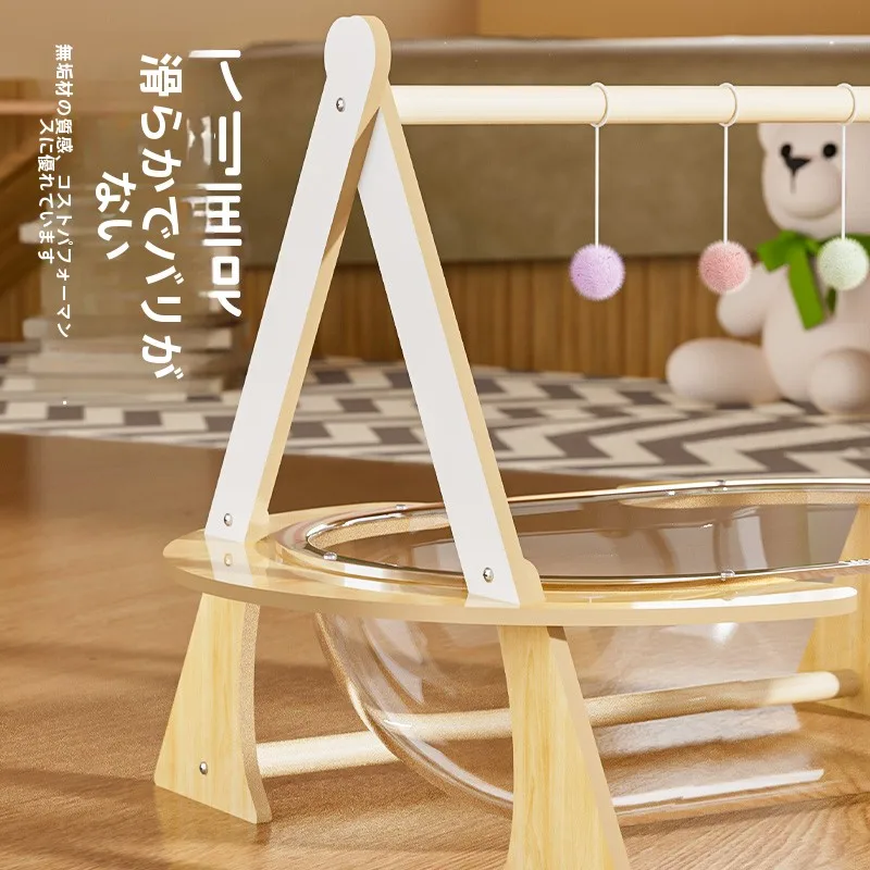アクリル製の夏用猫ベッド【ハンモック型・半閉鎖式・子猫用・通年使用可】の選び方と実際の使い方