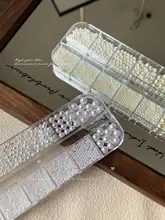 高品質立体パールネイルデコレーション【ミニ丸型・高光沢・落ちにくい】