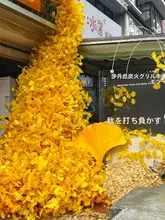 造花ウォール イチョウ フェイクグリーン インスタ映え 壁飾り 店舗 インテリア バルコニー 民宿