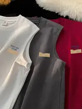 ノースリーブTシャツ メンズ 綿100% ゆったり カジュアル スポーツ ストリート 夏「GENIOLAMODE」