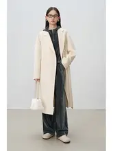 極上の柔らかさの雪ニット厚手パーカーとストレートカジュアルパンツ【女性用・冬用】（セットアップ対応）