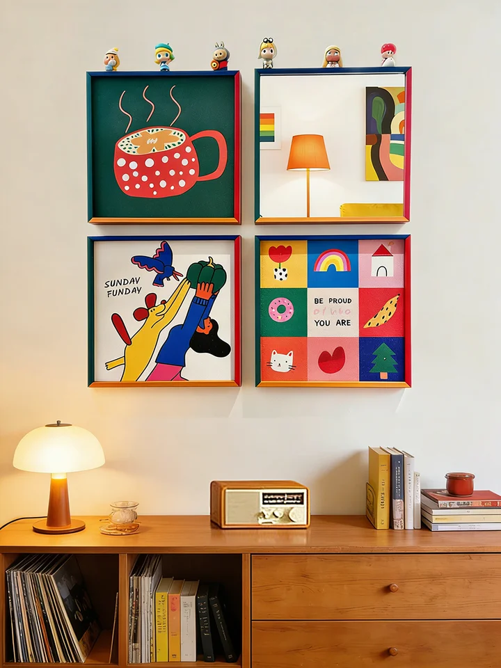 創造的なアートデザインの壁掛け絵画【リビングや玄関に最適・モダンスタイル】（セットアップ対応）