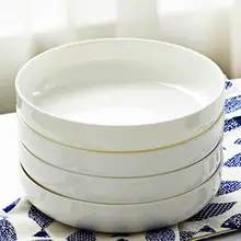 ボウル 深い皿 家庭用食器 磁器 白 深い皿