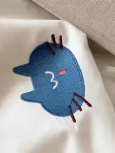 北欧風 可愛い猫デザインの全棉ベッドカバー4点セット【シンプルな水洗いコットン・掛け布団カバー・敷布団カバー付き】