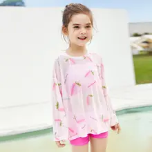 子供用水着 女の子用ビキニタイプの水着【UVカット・プリンセスデザイン・ビーチ用】（セットアップ対応）