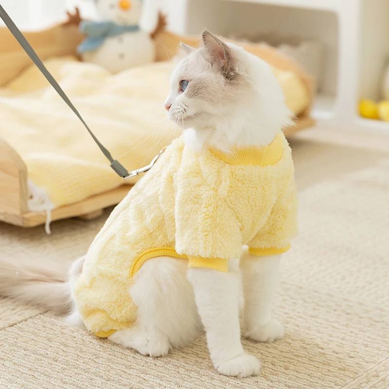 hipidog 猫用秋冬着衣：一人暮らし向けの防毛・保暖型四脚衣の実用性解析